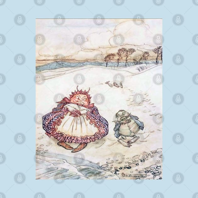 The Crab and His Mother - Arthur Rackham by forgottenbeauty