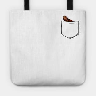 Pocket Peeking Jesus Tote