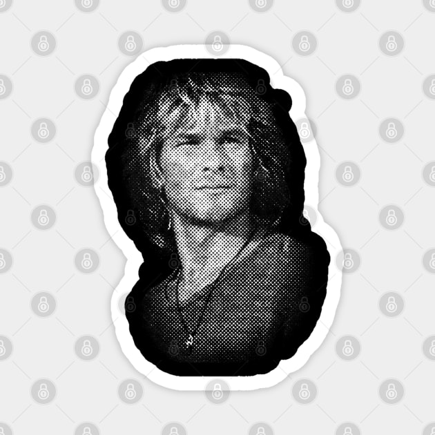 Patrick Swayze*Halftone Magnet by Resdis Materials