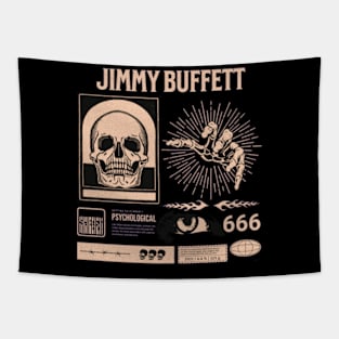 jimmy buffett//retro horor design Tapestry