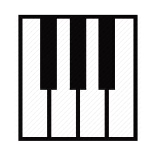 piano keyboard T-Shirt