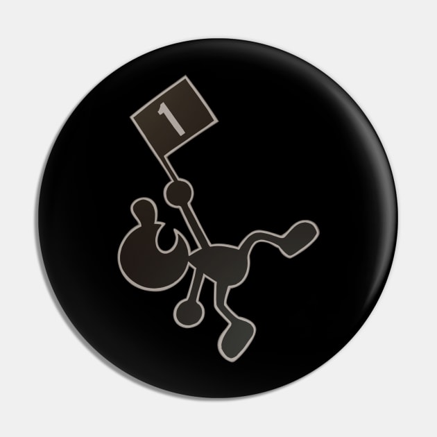 Mr. Game and Watch Pin by hybridmink