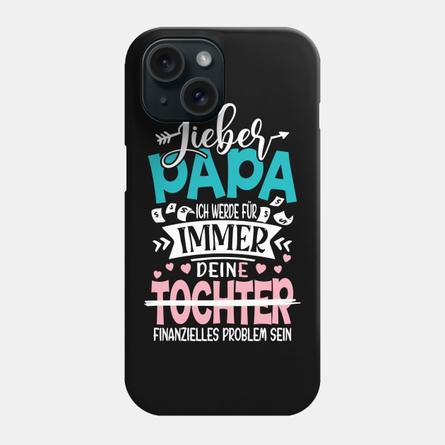 Dear Dad Daughter Phone Case by Values Tees