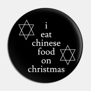 Chinese Food on Christmas Pin