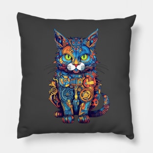 Mechanical cat Pillow