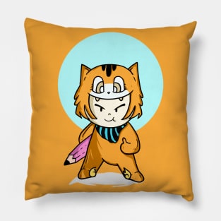 paper hunter Pillow