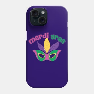 Cute Mardi Gras Parade Mask Phone Case