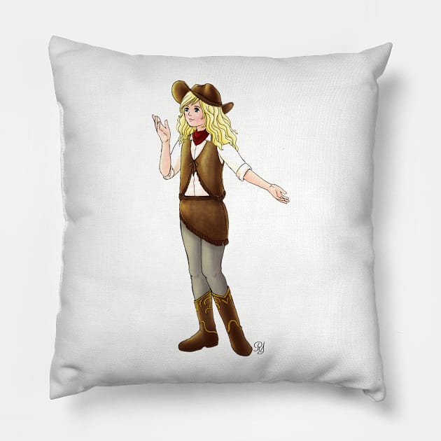 Gold Rush Tammy Pillow by reynoldjay