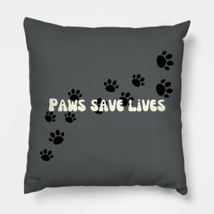 Paws Save Lives Pillow