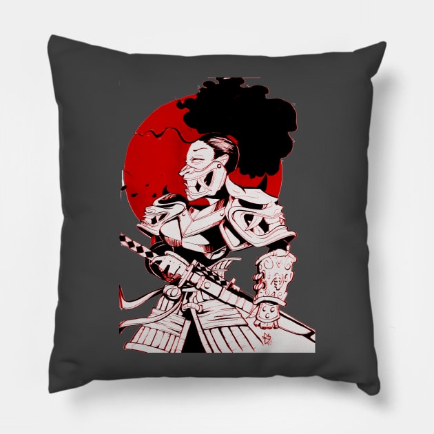 The Original Samurai Pt. 2 Pillow by Donnosti