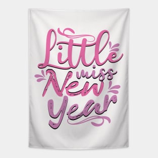 Little Miss New Year Tapestry