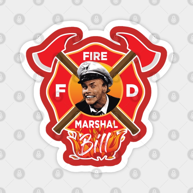 Fire Marshal Bill Magnet by Alema Art