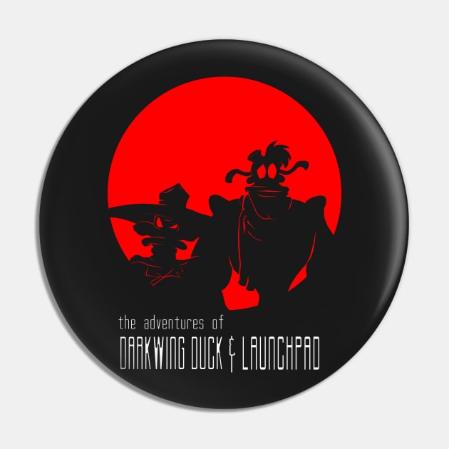 Darkwing & Launchpad Pin by DJ O'Hea