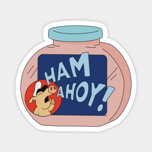 Ham Ahoy! Magnet