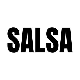 Salsa Word - Simple Bold Text T-Shirt