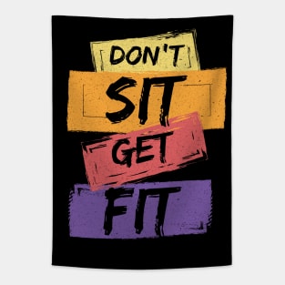 Don't Sit Get Fit Tapestry