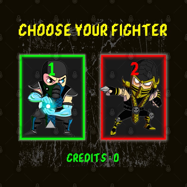 Choose your fighter Mortal Kombat Team by Pannolinno