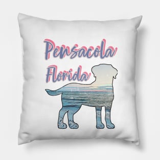 Pensacola Florida Vintage-Look Pillow