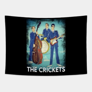 Legendary Rock Pioneers The Crickets' Anthem Tapestry