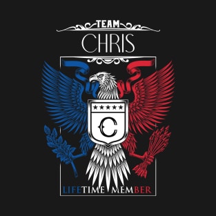 Team Chris Lifetime Member, Chris Name, Chris Middle Name T-Shirt