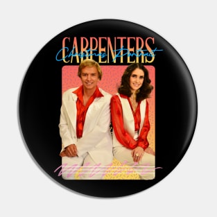 The Carpenters 1978 Christmas Portrait Aesthetics Pin