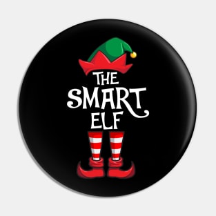 Smart Elf Matching Family Christmas Pin