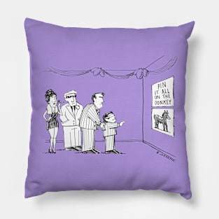 Pin It All On The Donkey Pillow