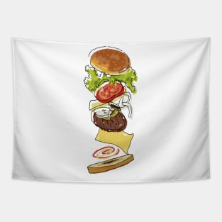 ~Funky~ Cheeseburger Tapestry