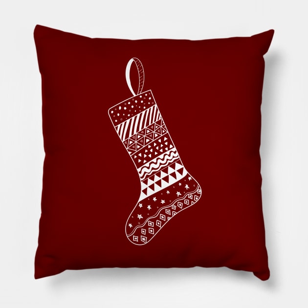 Christmas stocking Pillow by Emotions Capsule
