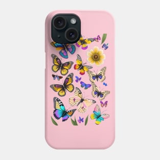 butterflies in flight Phone Case