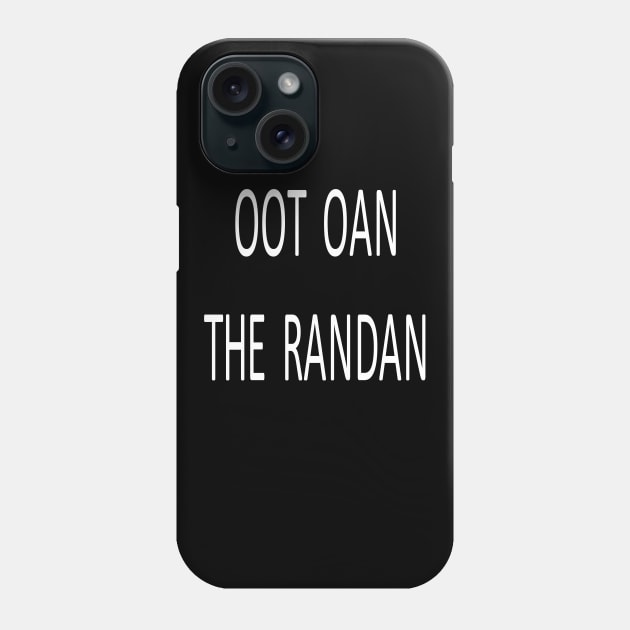 Oot oan the randan, transparent Phone Case by kensor