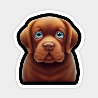 Cuddle-worthy Chesapeake Bay Retriever Magnet