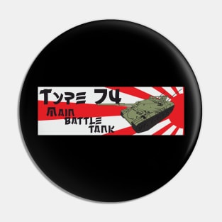 Japanese Type 74 tank Pin