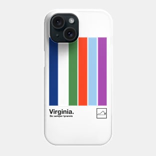 Virginia State Flag  // Original Minimalist Artwork Poster Design Phone Case