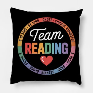 Reading Coach Teacher Interventionist Specialist Literacy Pillow