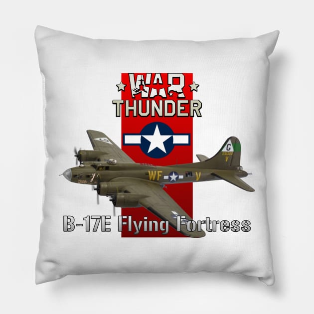 B-17E Flying Fortress Pillow by MilMerchant