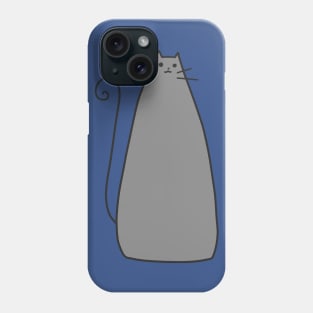 Fat Tall Blue Cat Phone Case