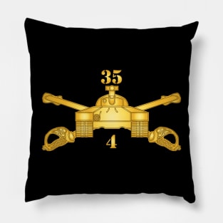 4th Bn, 35th Armor - Armor Branch wo Txt X 300 Pillow