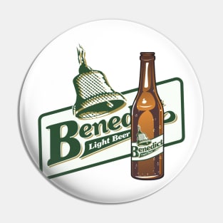 Benedict Light Beer Pin