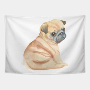 Pug puppy Tapestry