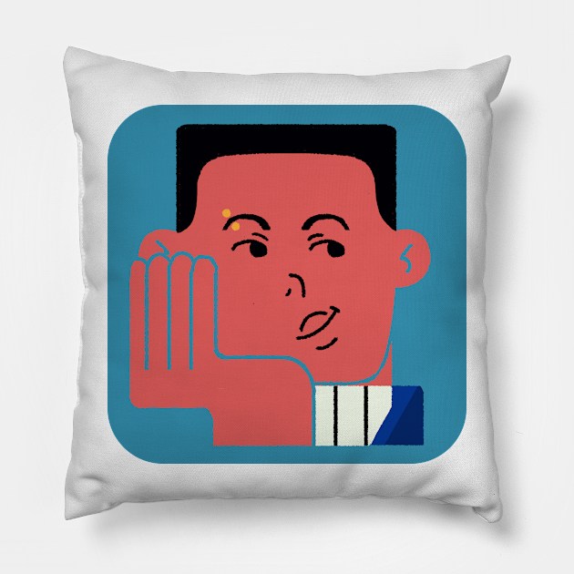 Flirtatious Pillow by Khannoli