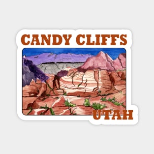 Candy Cliffs, Utah Magnet