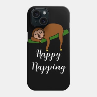 Sloth Happy Napping Phone Case