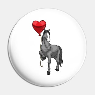 Horse Heart Balloon Pin