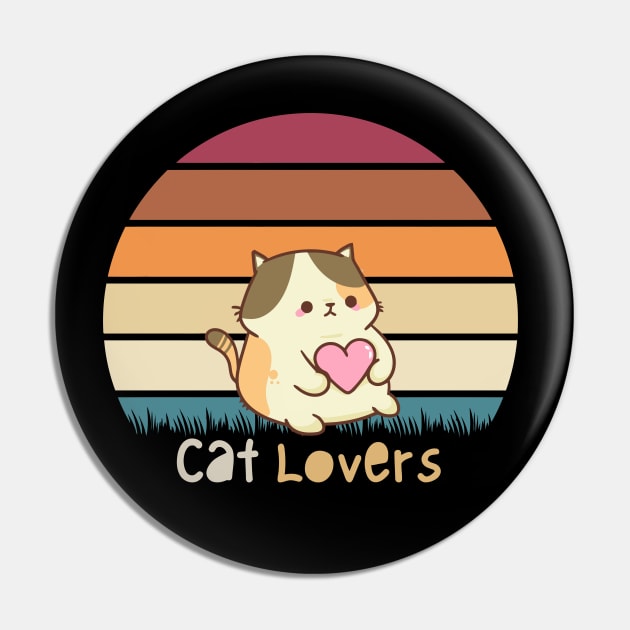 Cat Lover Pin by kamalivan