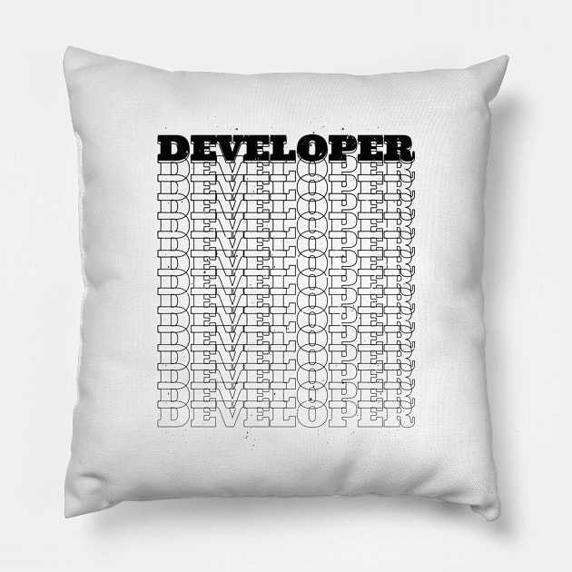 Developer Pillow by Stay Weird