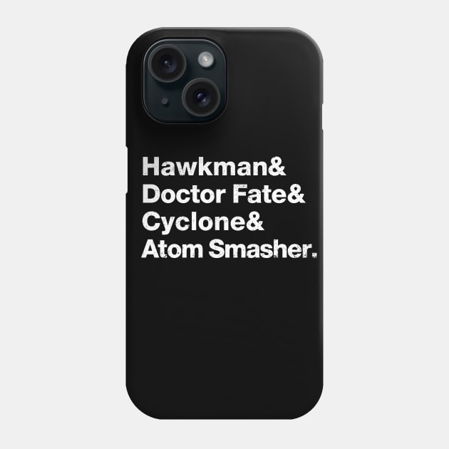 JSA List (Black Adam version) Phone Case by The_Interceptor