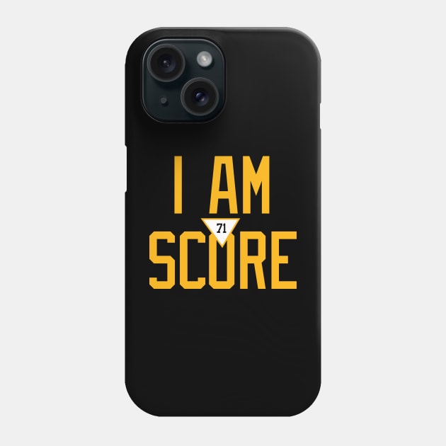 Evgeni Malkin, I Am Score - Pittsburgh Penguins Phone Case by Merlino Creative