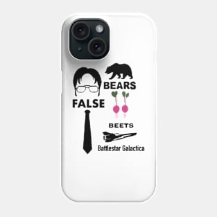 Dwight false Phone Case