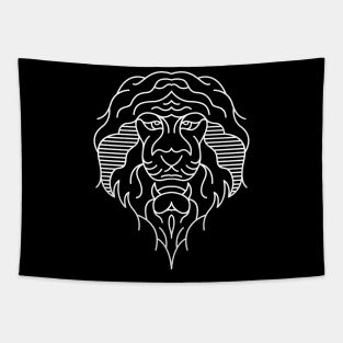 Lion Lines Tapestry